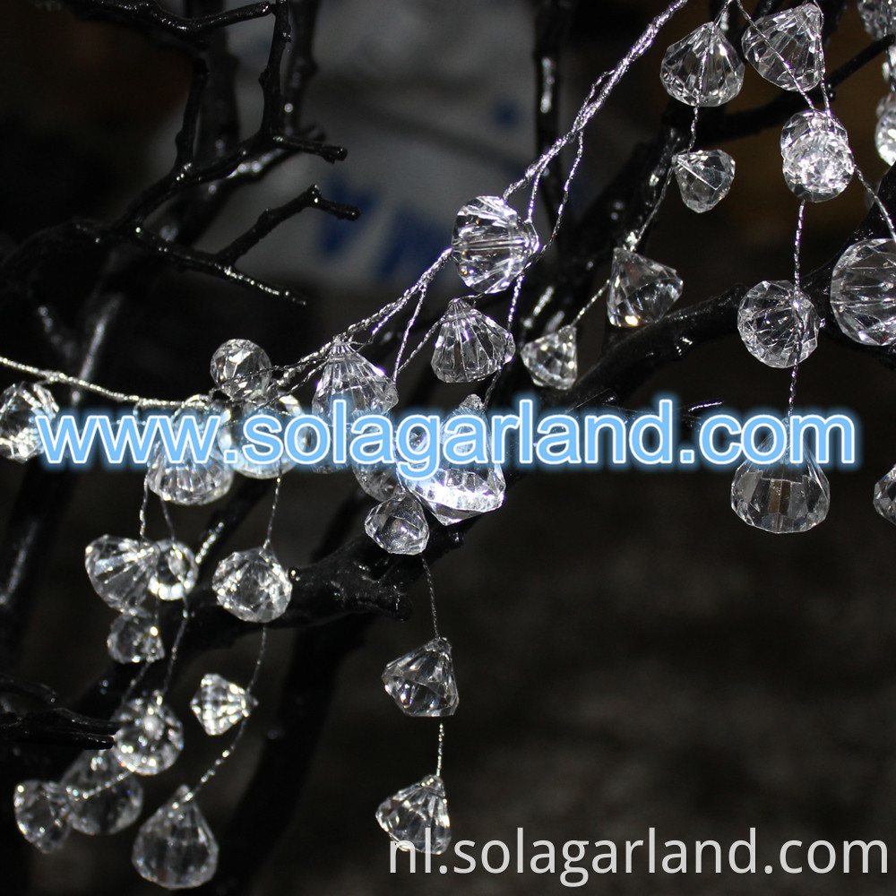 Crystal Diamond Bead Garland